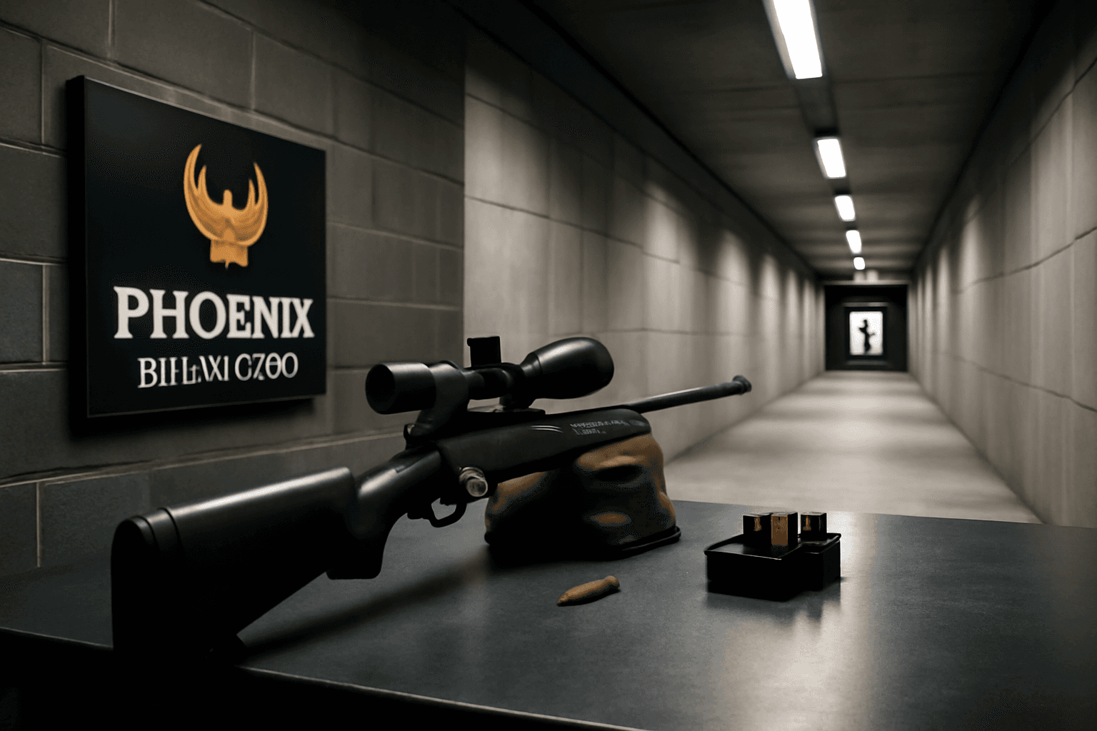 Phoenix Rifle Club — 200m indoor tunnel range, Barry Island